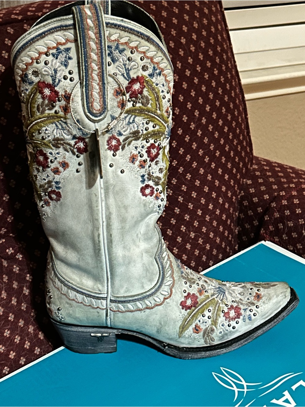 Ladies Lane Cowboy boots w/tag, box - Picture 3 of 7